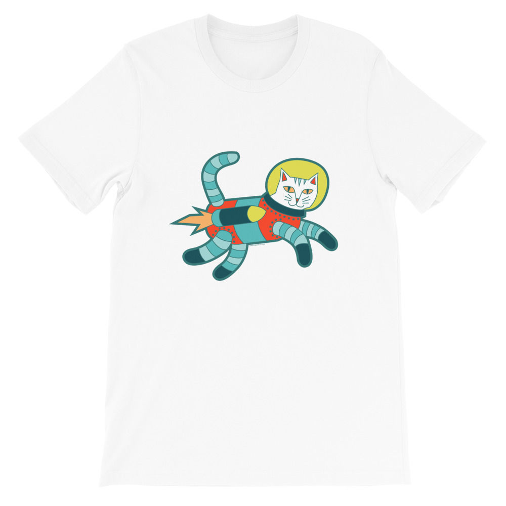 Catstronaut Short-Sleeve Unisex T-Shirt
