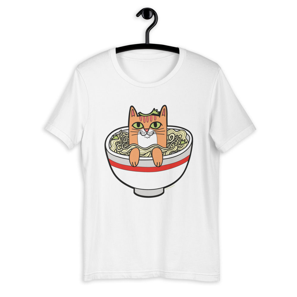 Pho Cat Short-Sleeve Unisex T-Shirt