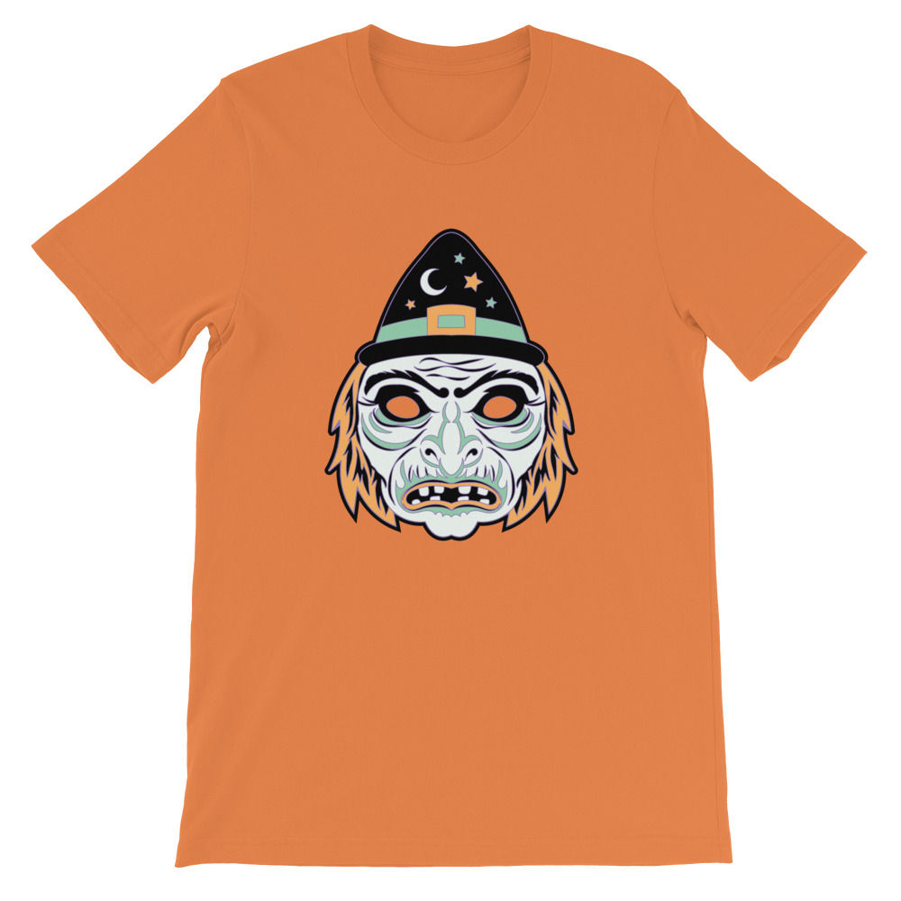 Masquerade Retro Witch Mask Short-Sleeve Unisex T-Shirt