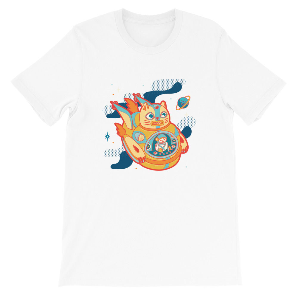 CATBOTS Catship Short-Sleeve Unisex T-Shirt