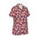 Thumbnail: Sweet Kitty Valentine Silk Pajama Set With Short Sleeve