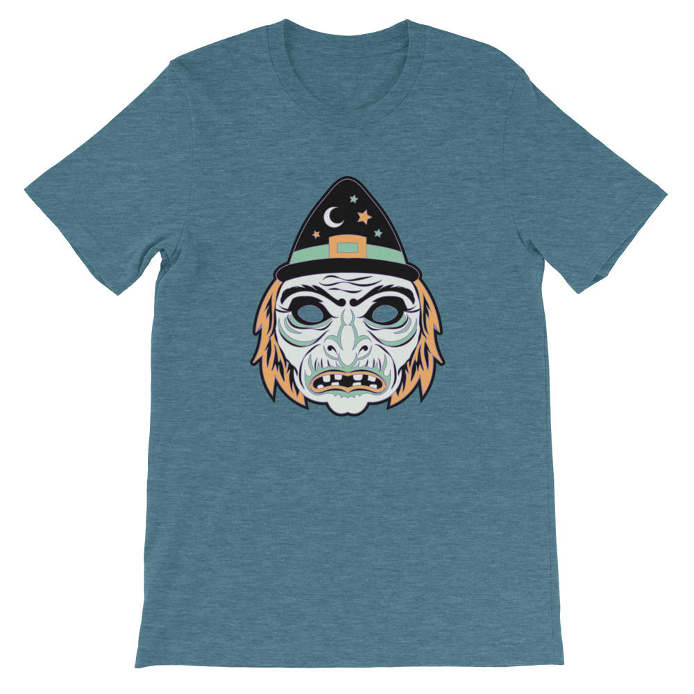 Masquerade Retro Witch Mask Short-Sleeve Unisex T-Shirt