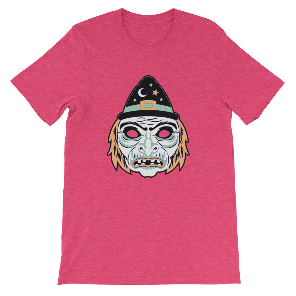 Masquerade Retro Witch Mask Short-Sleeve Unisex T-Shirt