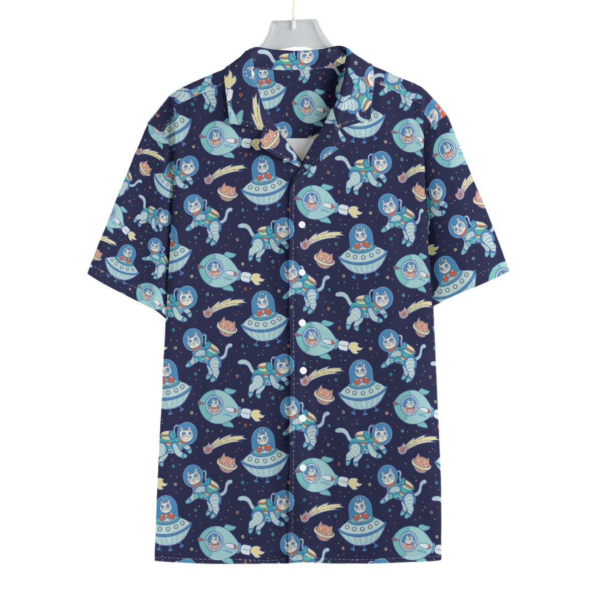 Astro Cats Hawaiian Shirt