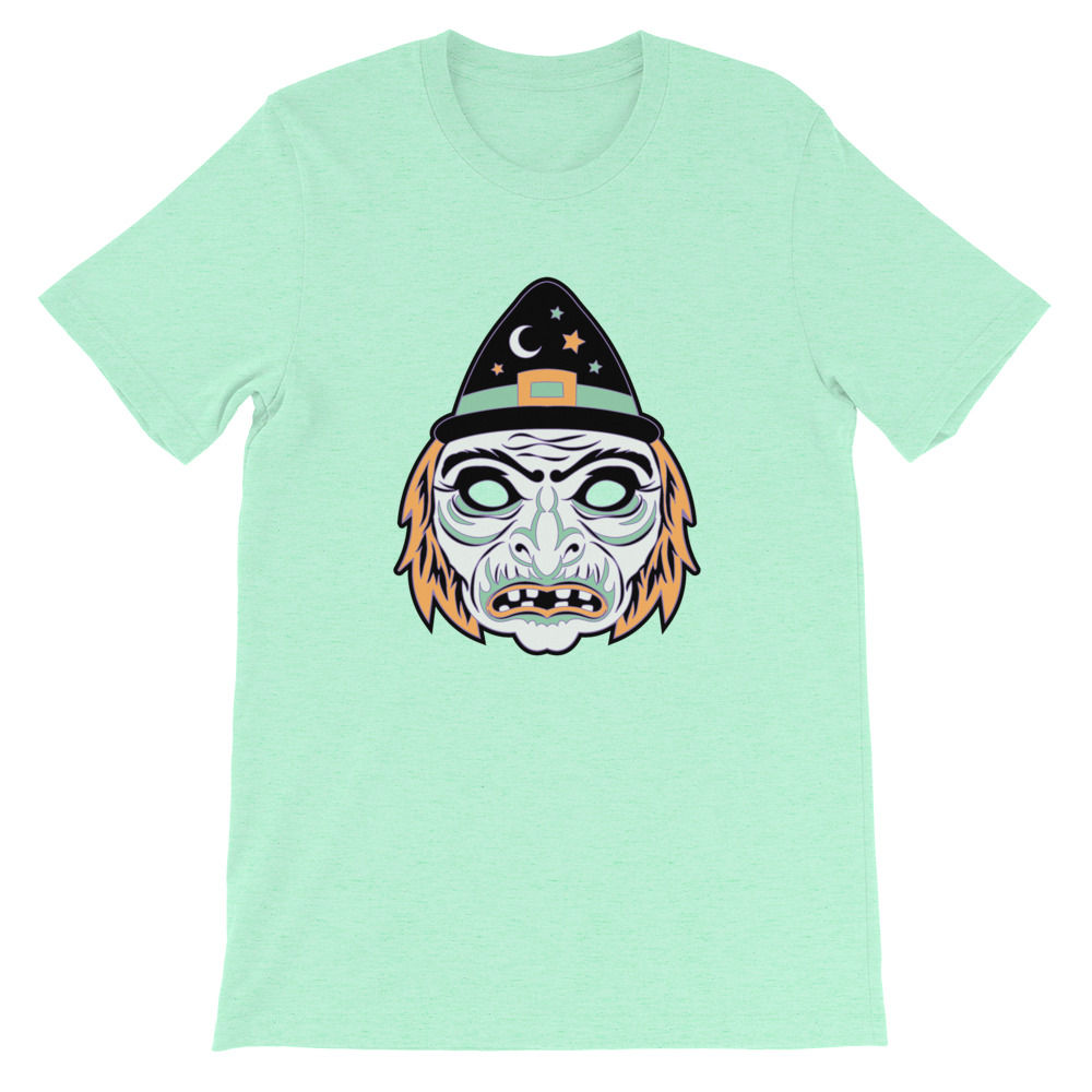 Masquerade Retro Witch Mask Short-Sleeve Unisex T-Shirt