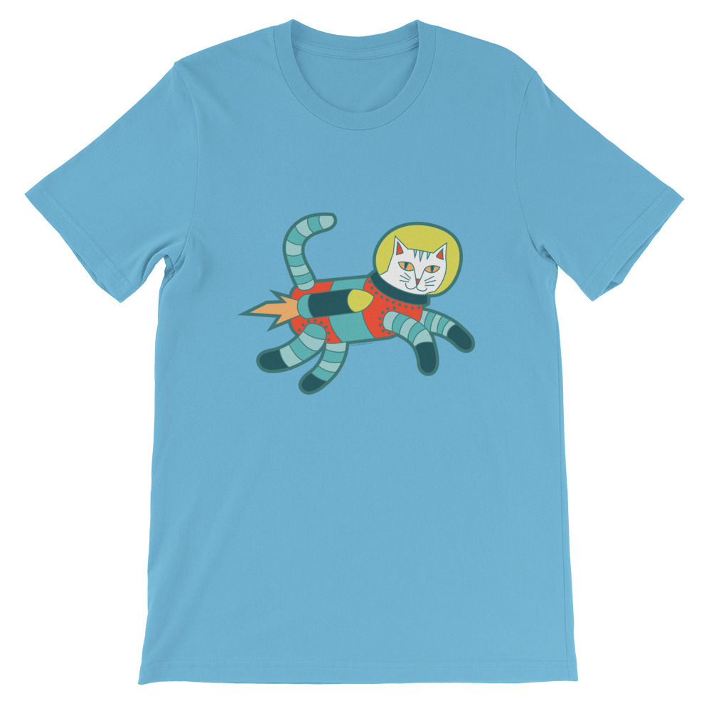 Catstronaut Short-Sleeve Unisex T-Shirt
