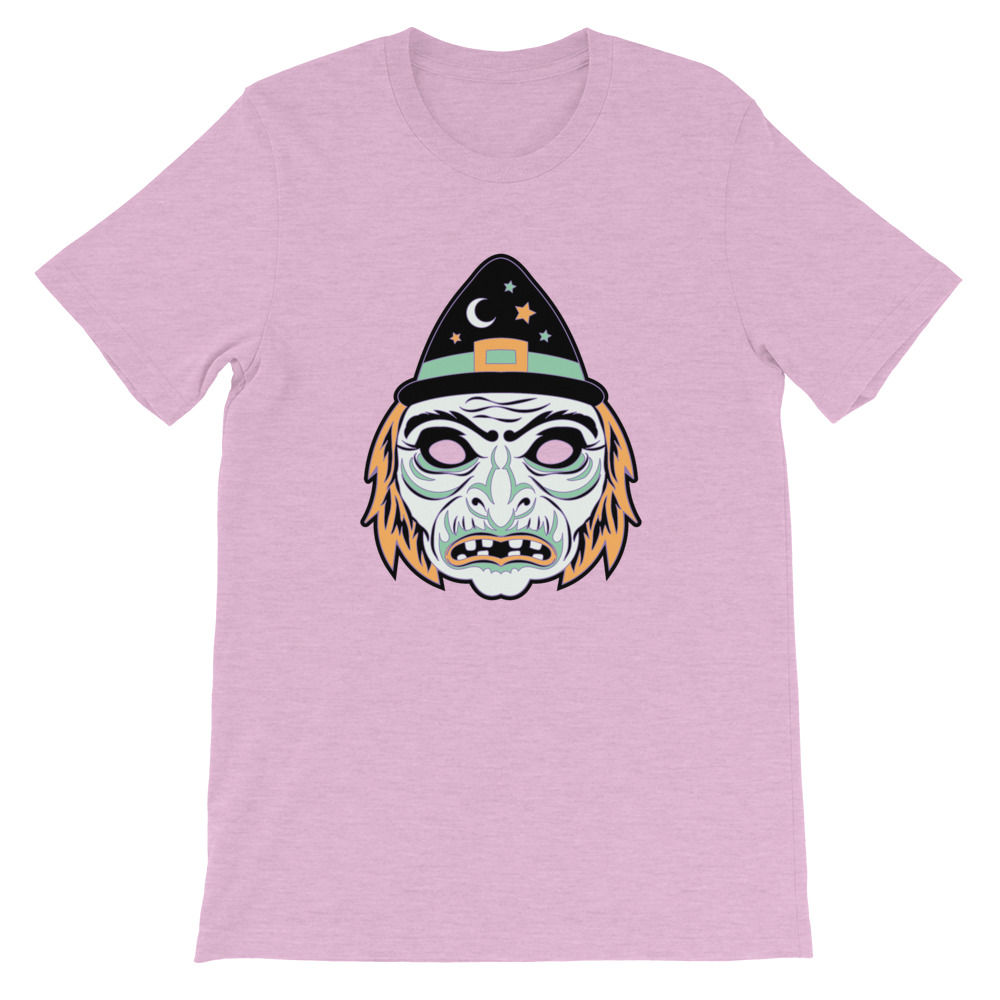 Masquerade Retro Witch Mask Short-Sleeve Unisex T-Shirt