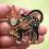 Thumbnail: Magical Kitty Witch in Black Enamel Pin