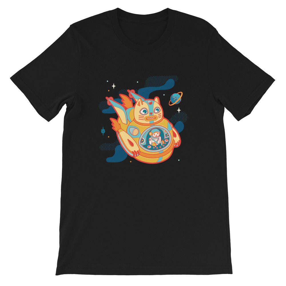 CATBOTS Catship Short-Sleeve Unisex T-Shirt