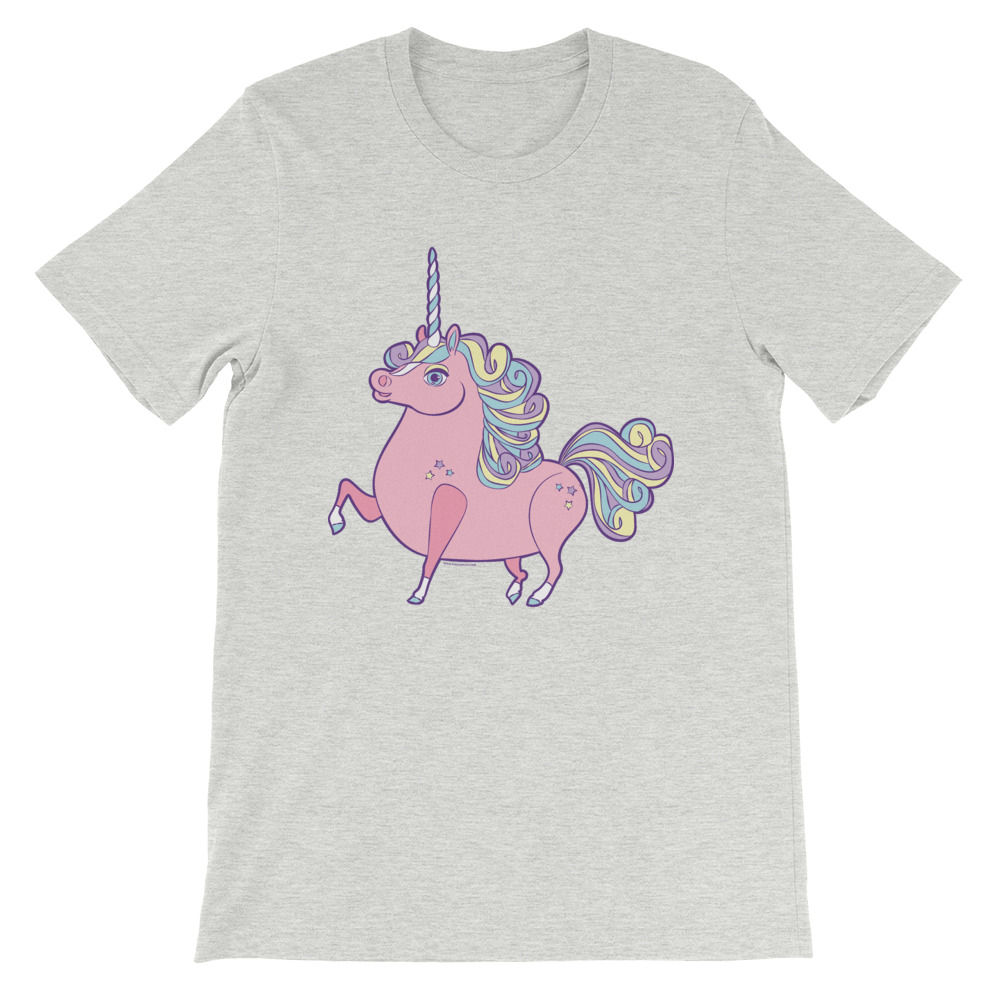 Pink Prancing Ponycorn Short-Sleeve Unisex T-Shirt