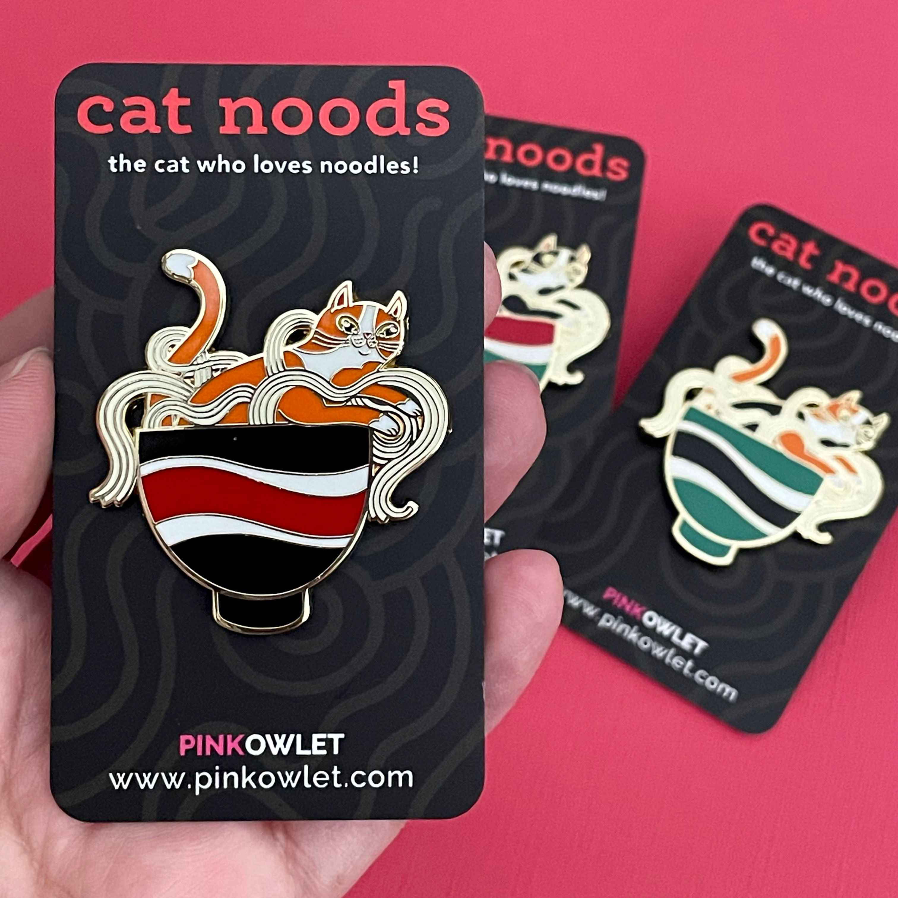 Cat Noods Orange Cat Enamel Pin