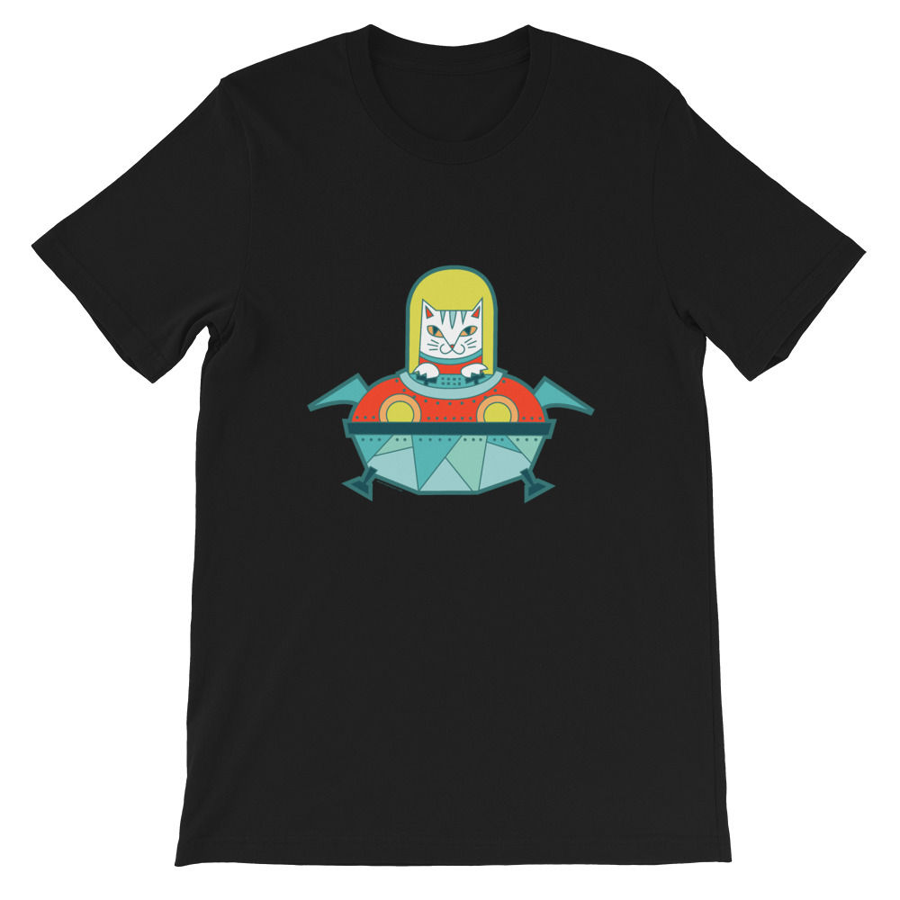 U.F.O. Cat Short-Sleeve Unisex T-Shirt