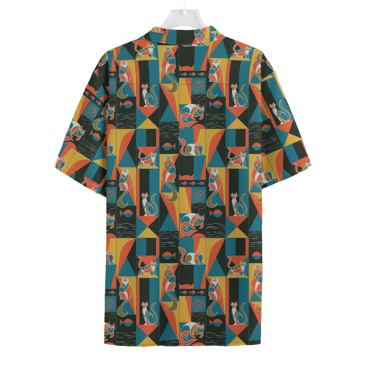 Mid Century Moden Cats Hawaiian Shirt