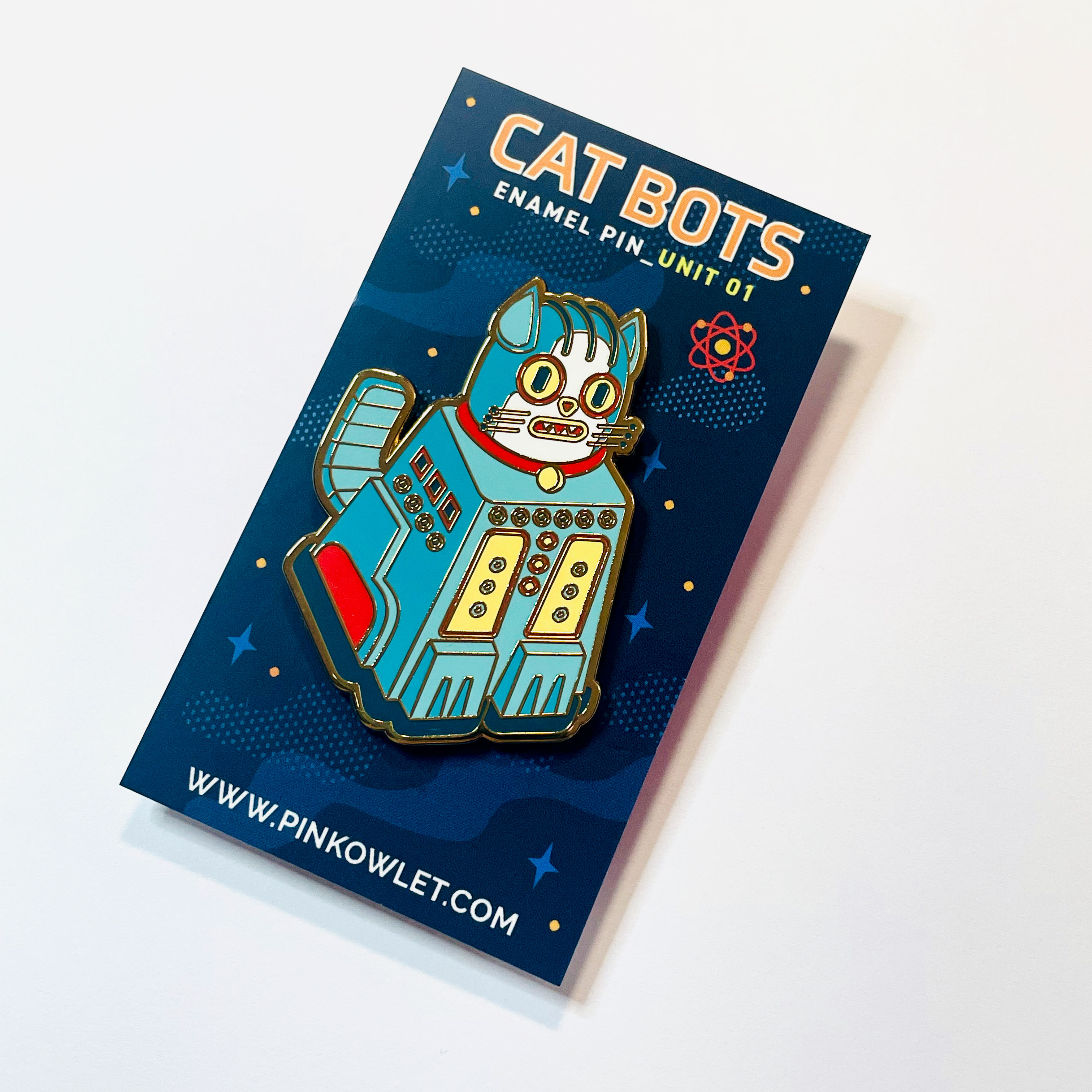 Cat Bots Unit 01 Enamel Pin