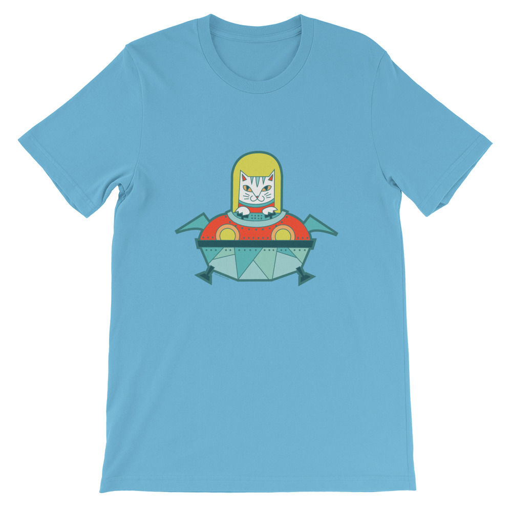 U.F.O. Cat Short-Sleeve Unisex T-Shirt
