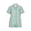 Thumbnail: Meowshrroms in Blue Silk Pajama Set With Short Sleeve