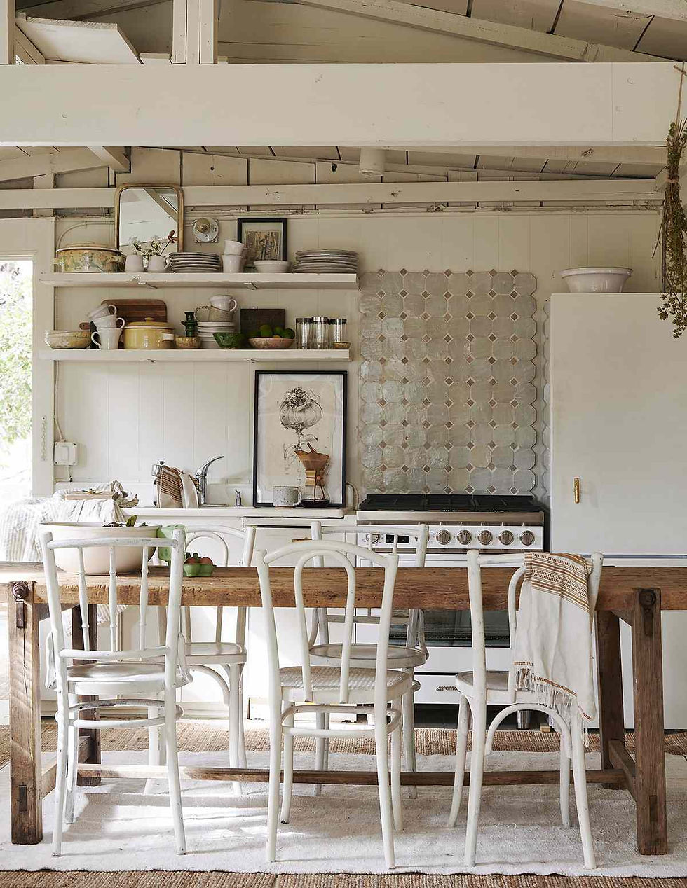 Farmhouse Table. Image Source: The Spruce