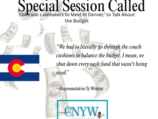 Representative Ty Winter Expects a Blame Game During Upcoming Special Session