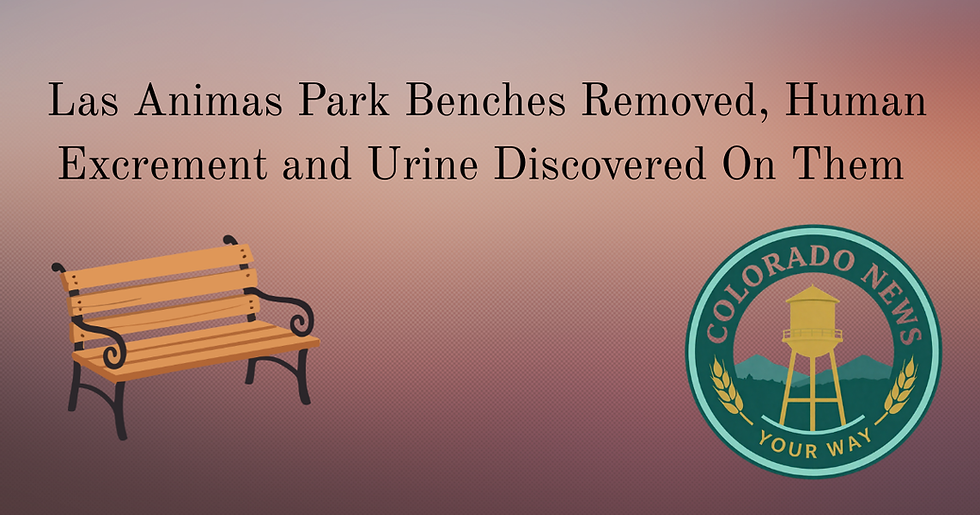 Las Animas Removes Park Benches After Officials Cite Sanitation, Public Behavior Concerns