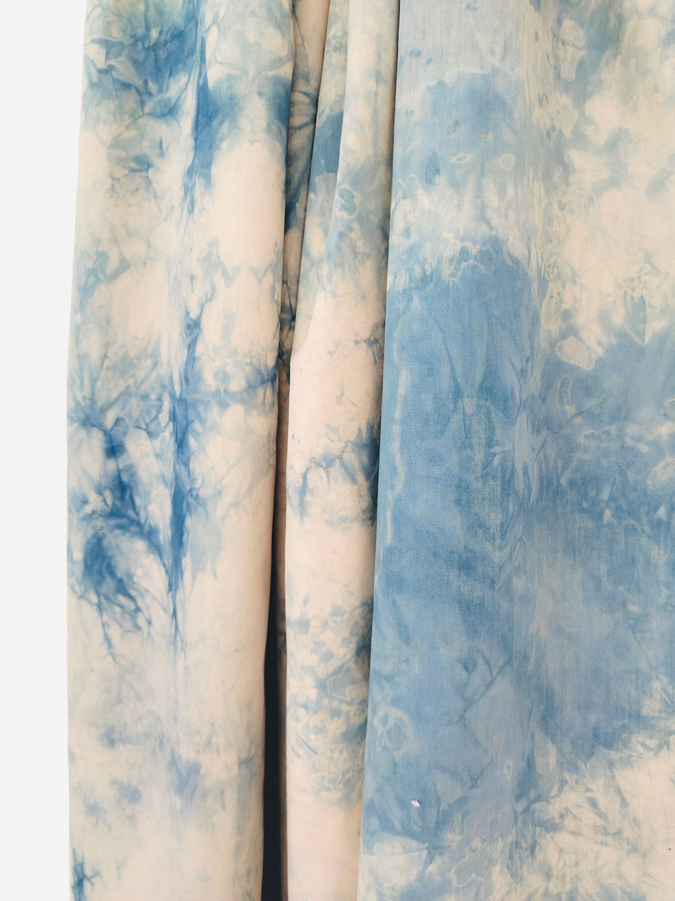 Miniatura: Lienzo Popelina - Shibori + Beige