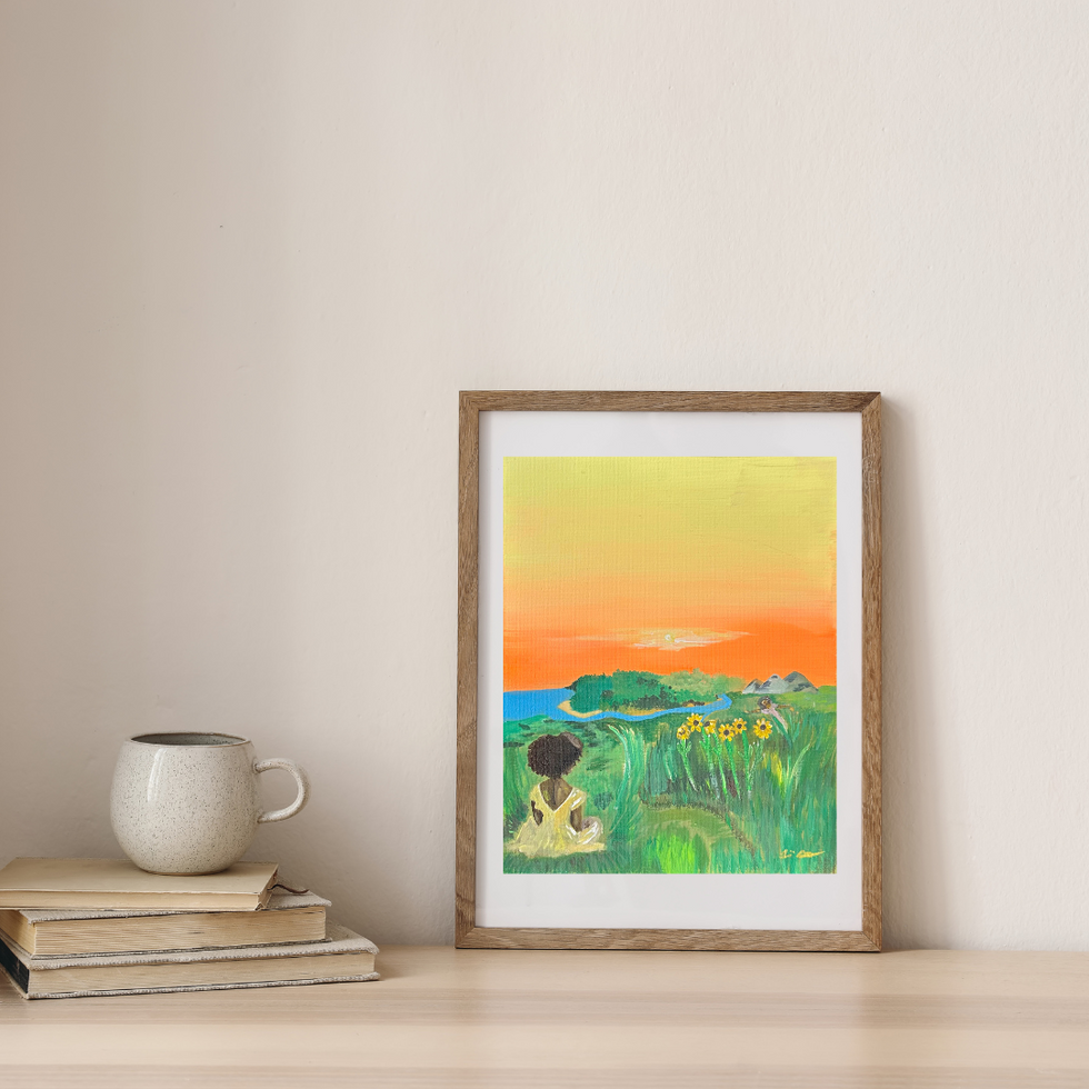 Daughters of the Horizon By Toni Merchant-Brown (Digital frame)