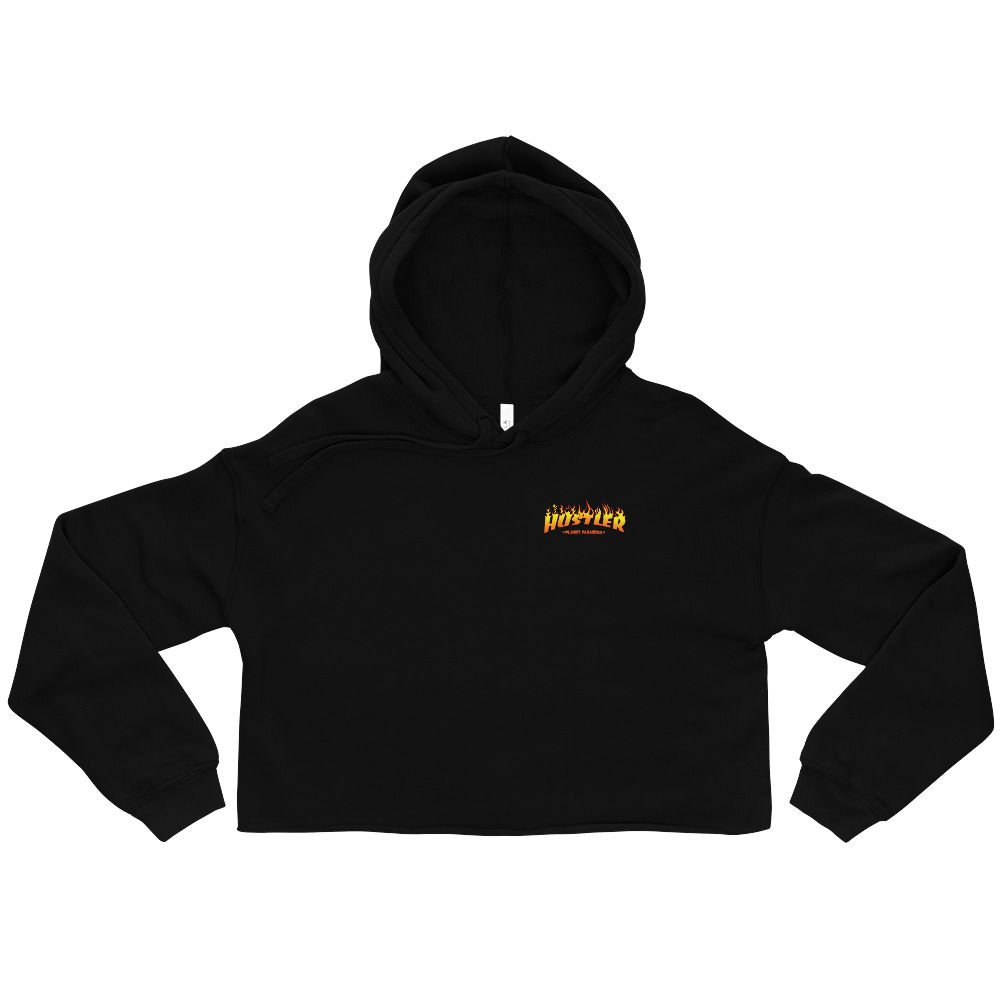 Hustler Crop Hoodie