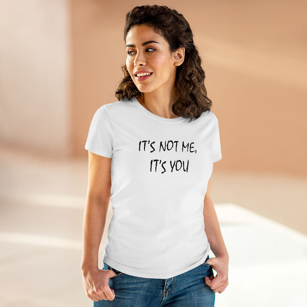Thumbnail: Its Not Me Women's Heavy Cotton Tee