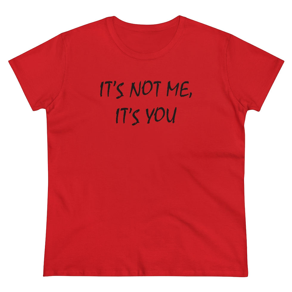 Thumbnail: Its Not Me Women's Heavy Cotton Tee