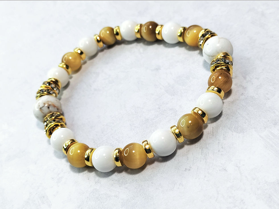 Golden Tiger Eye Gemstone Bracelet