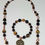 Thumbnail: Origins Tiger's Eye & Onyx Ankh Necklace & Bracelet Set