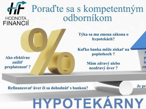 Neviete si poradiť s Hypotékou?