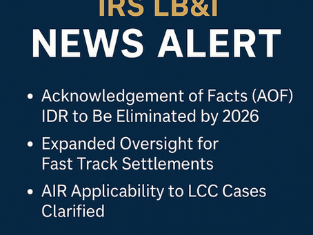 The IRS Wants to Fast Track Corporate Exams: But Will These 2025–2026 Changes Actually Work?