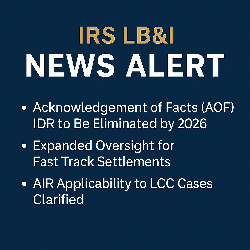 The IRS Wants to Fast Track Corporate Exams: But Will These 2025–2026 Changes Actually Work?
