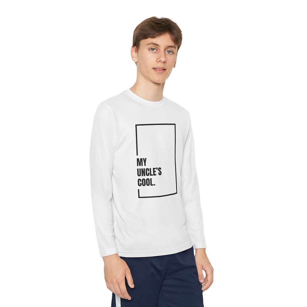 Thumbnail: My Uncle's Cool Youth Long Sleeve Tee — Funny Tax Season Graphic