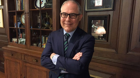 Scott Pruitt on a mission to change the climate of the EPA