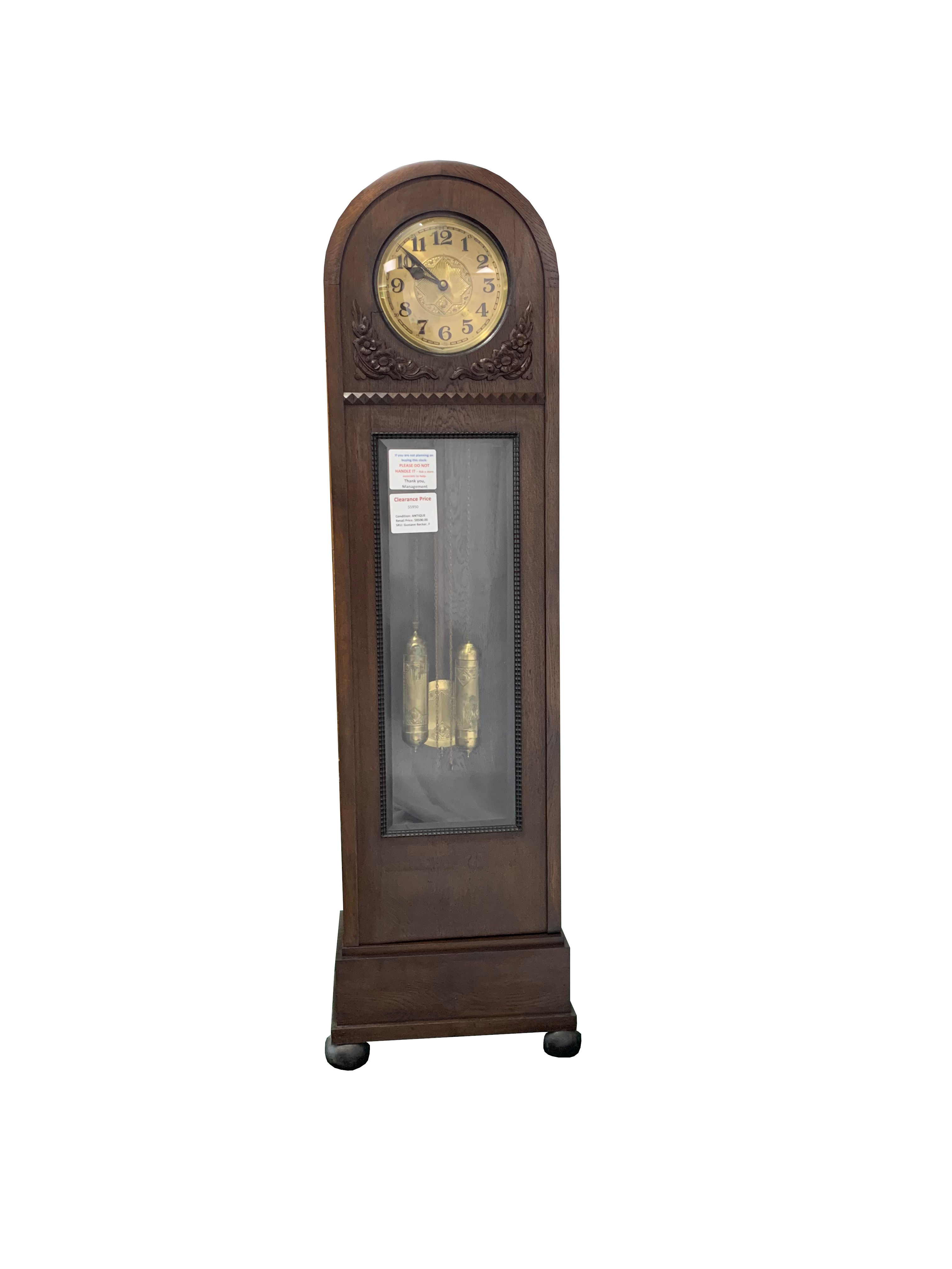 Gustave Becker Grandfather Clock