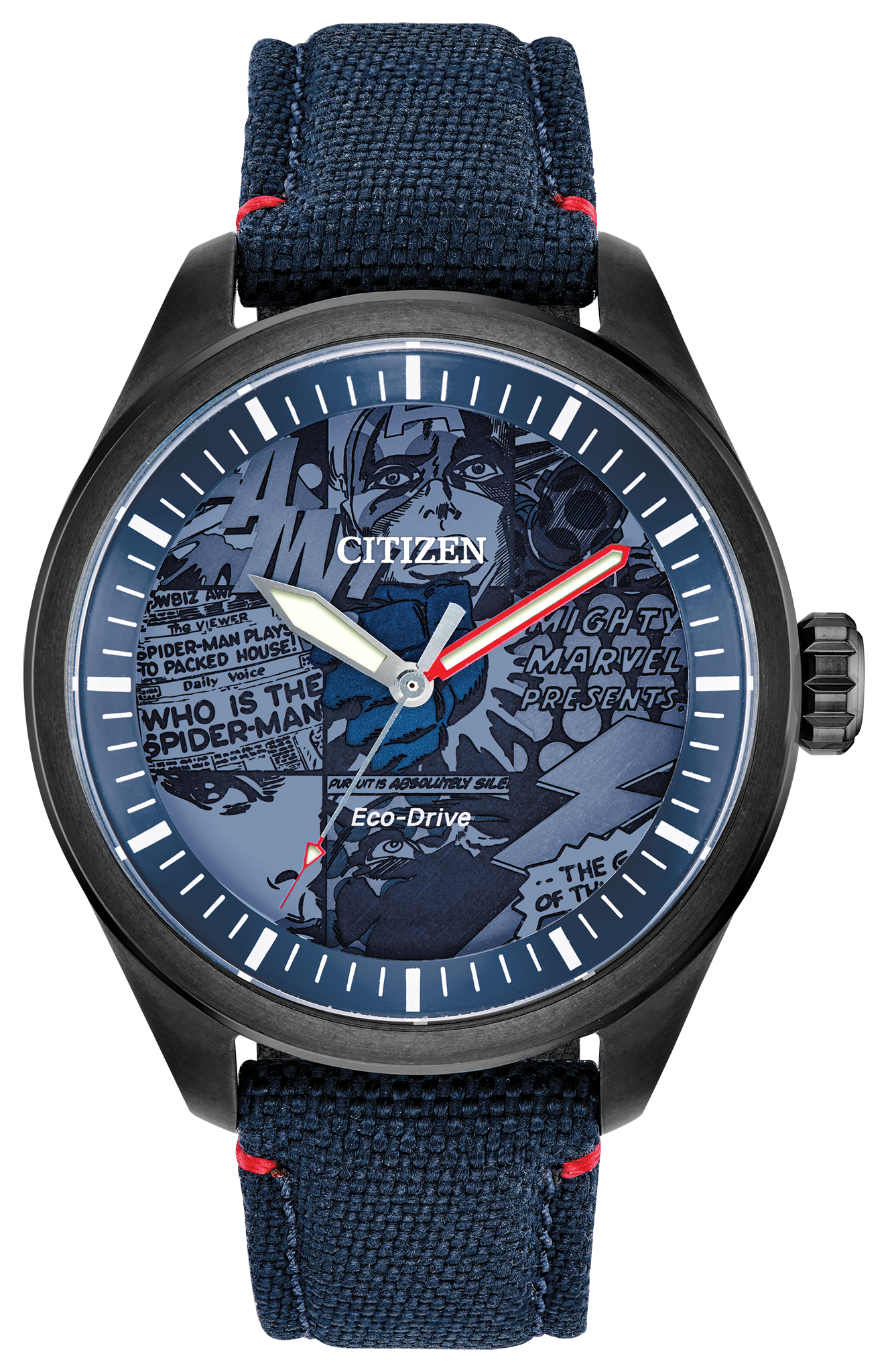 Gents Citizen Eco-Drive MARVEL HEROES AW2037-04W