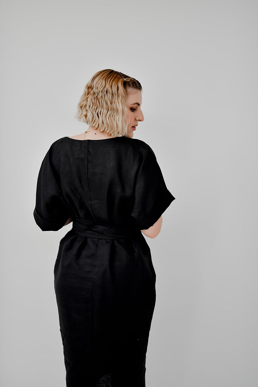 Kimono Dress - 100% Linen - Ella Bella