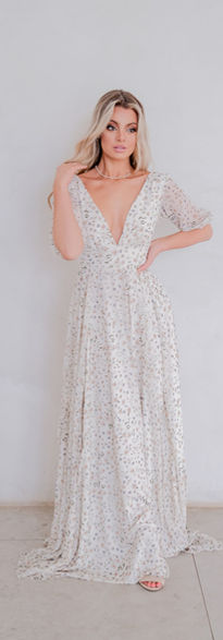 Gelique Couture's Aria Dress In Chiffon - Bridesmaids Dresses and Evening Wear South Africa