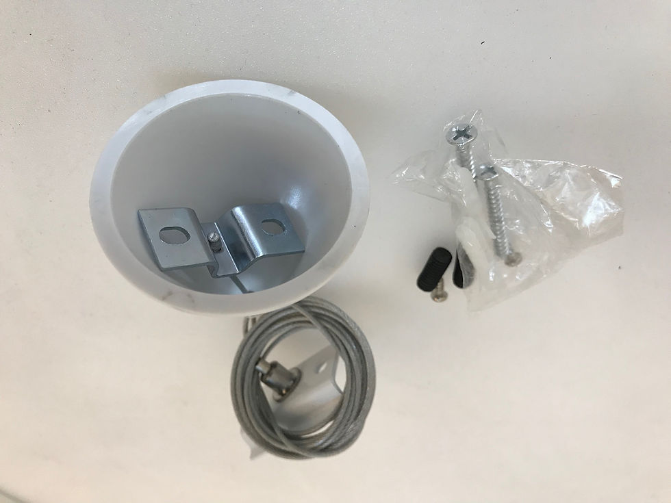 Miniatura: KIT SOSPENSIONE CAVO 2mt o 4mt PER BINARIO MONOFASE