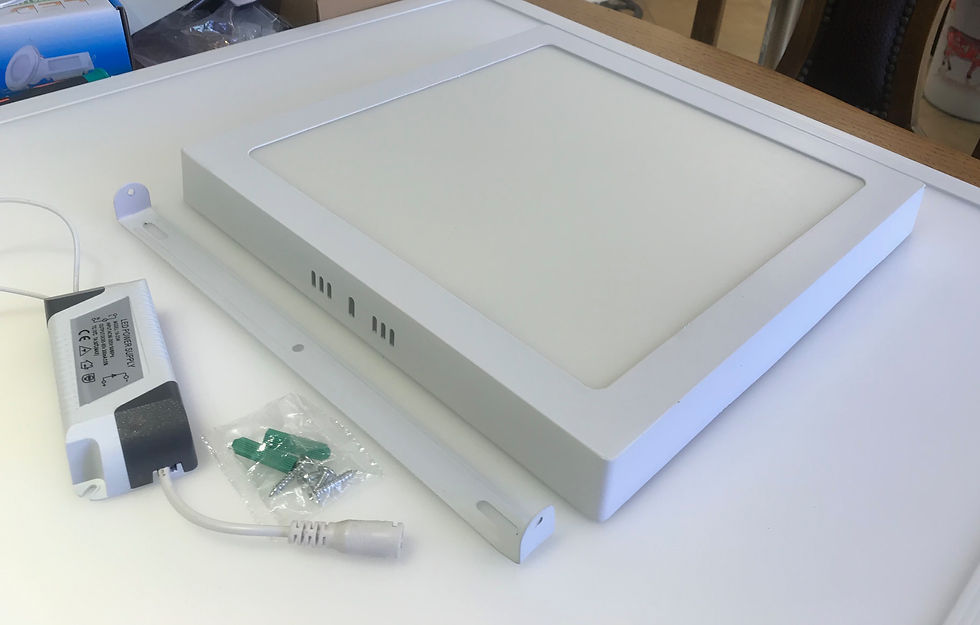 Miniatura: PLAFONIERA LED QUADRATA PL1-R 22W