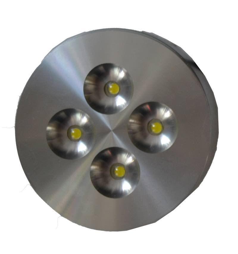 Miniatura: FARETTO DA INCASSO O PLAFONIERA CROMO A LED 4X1W