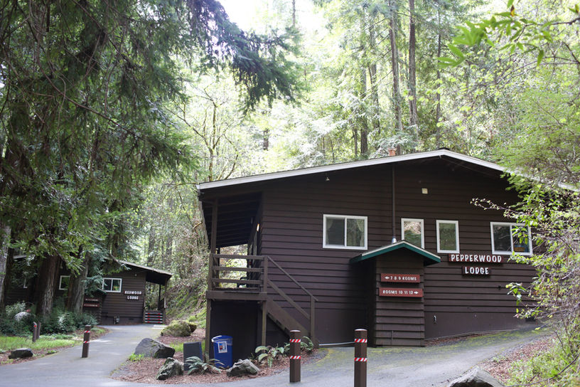 Pepperwood lodge outside