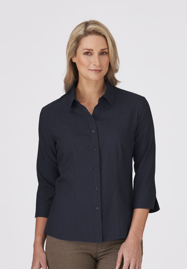 Thumbnail: Women's Ezylin® 3/4 Sleeve Shirt by City Collection