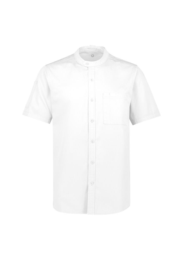 Thumbnail: Men's Salsa Short Sleeve Chef Shirt by Yes Chef
