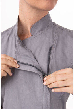 Thumbnail: SpringField Women's Zipper Chef Jacket by Chef Works