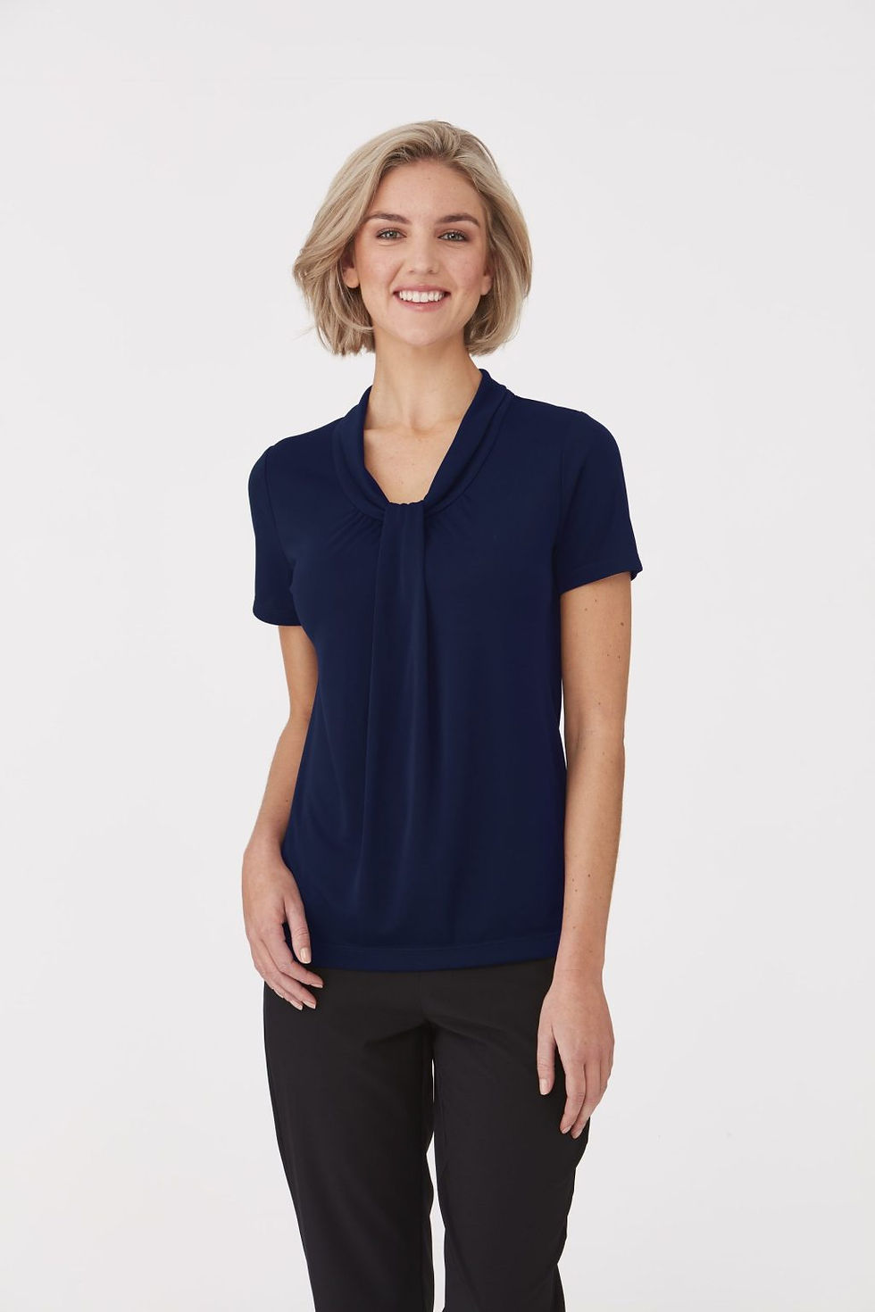 Thumbnail: Pippa Knit Short Sleeve by City Collection