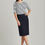 Thumbnail: Comfort Wool Stretch Wool Relaxed Fit Skirt