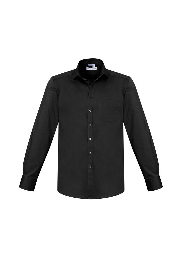 Thumbnail: Men's Monaco L/S Shirt by Biz Collection