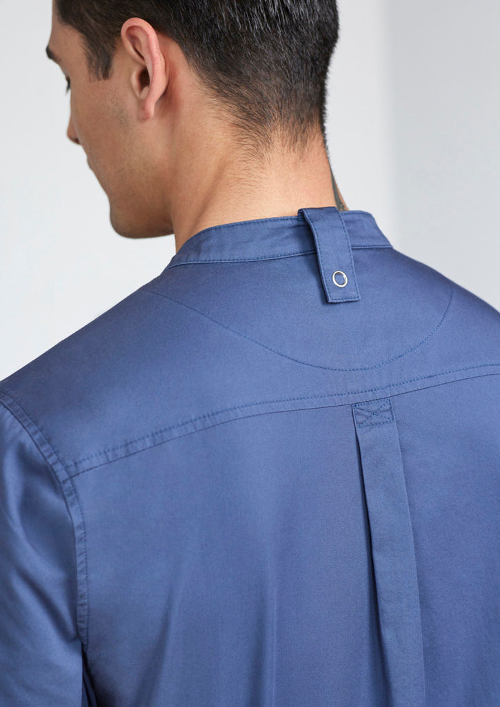 Thumbnail: Men's Salsa Short Sleeve Chef Shirt by Yes Chef